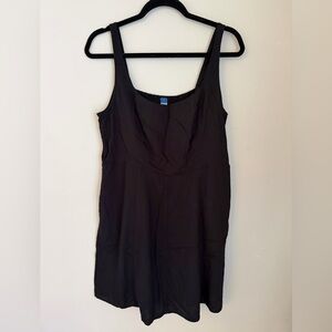 Old Navy Black Fit and Flare Mini Dress Size L